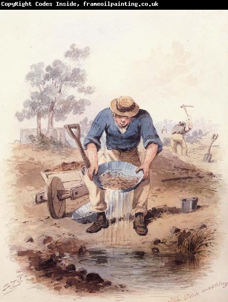 Samuel Thomas Gill Tin Dish washing